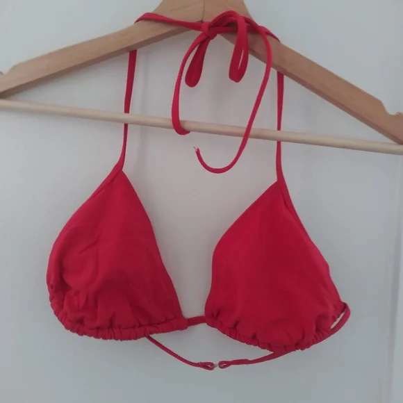 Coral Key Swim Coral Key Magenta String Bikini Top Size Poshmark - Main Image